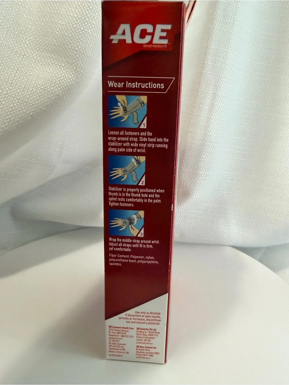 NEW-Deluxe Adjustable Gray Wrist Stabilizer - Left Wrist